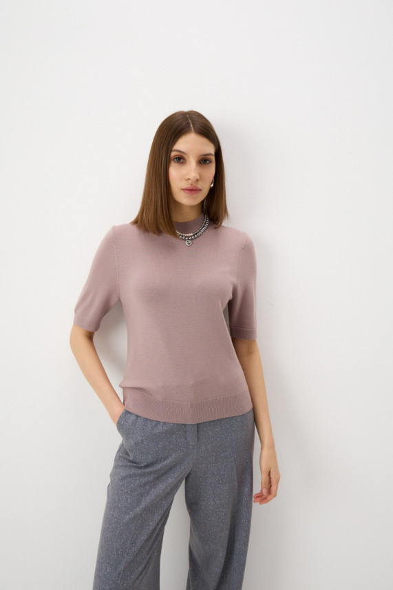 Джемпер кофейный