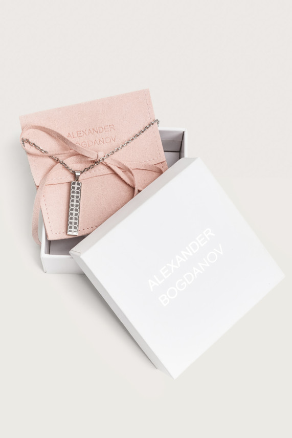 Кулон прямоугольный &quot;88&quot; с чехлом