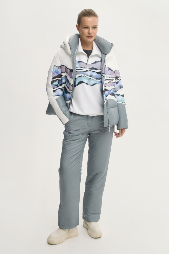 Брюки утеплённые &quot;Акварельная фантазия&quot;