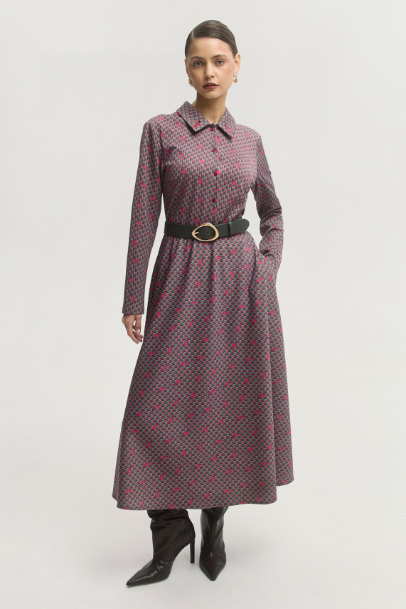  Платье &quot;Созвездие фламинго&quot;