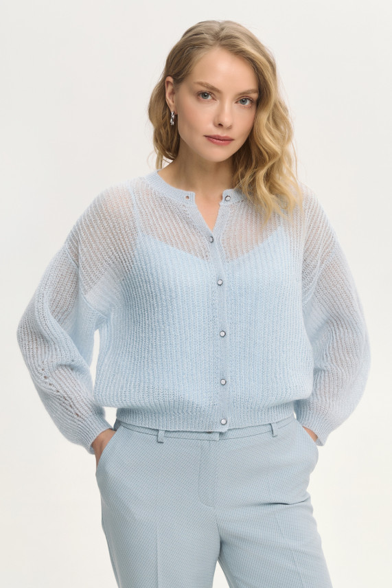 Кардиган &quot;Голубая орхидея&quot;