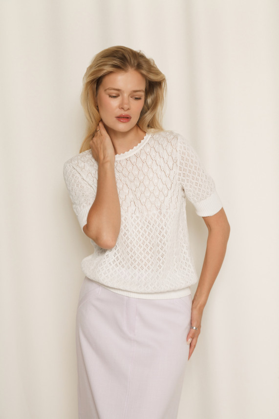 Джемпер &quot;Ажурное солнце&quot;