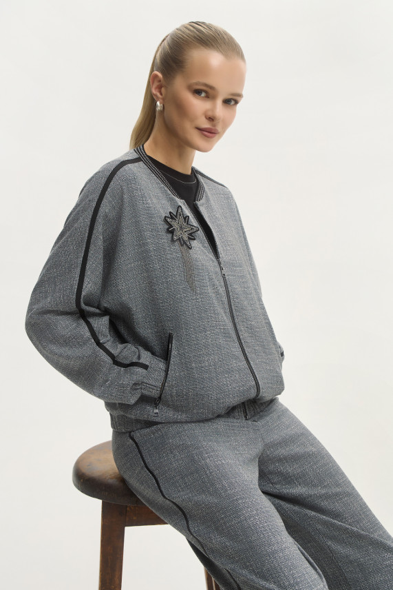 Бомбер &quot;Серебряная даль&quot;