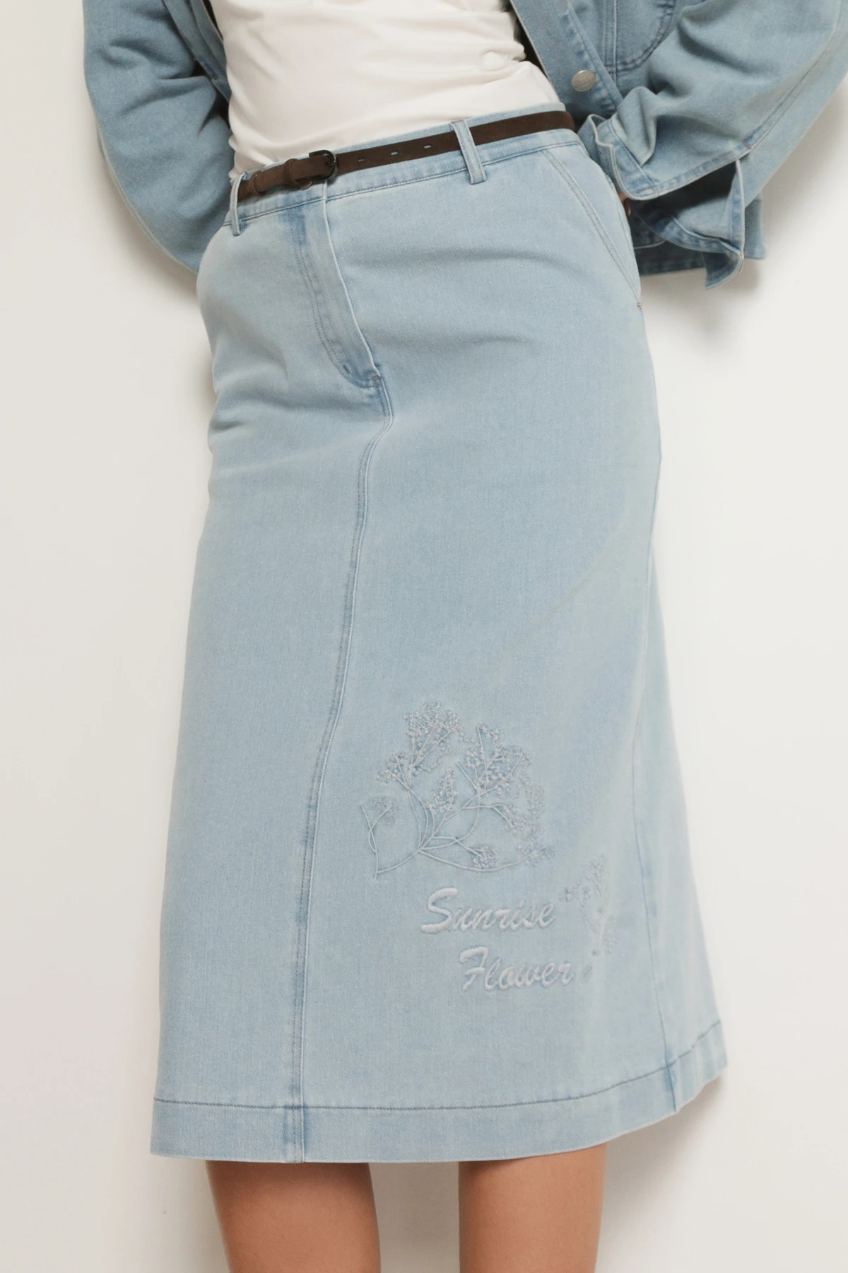 Юбка джинсовая &quot;Неизведанные тропы&quot; 3