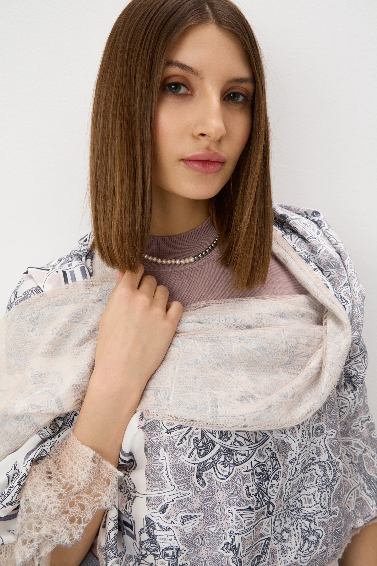 Палантин &quot;Питерская прогулка&quot; 1