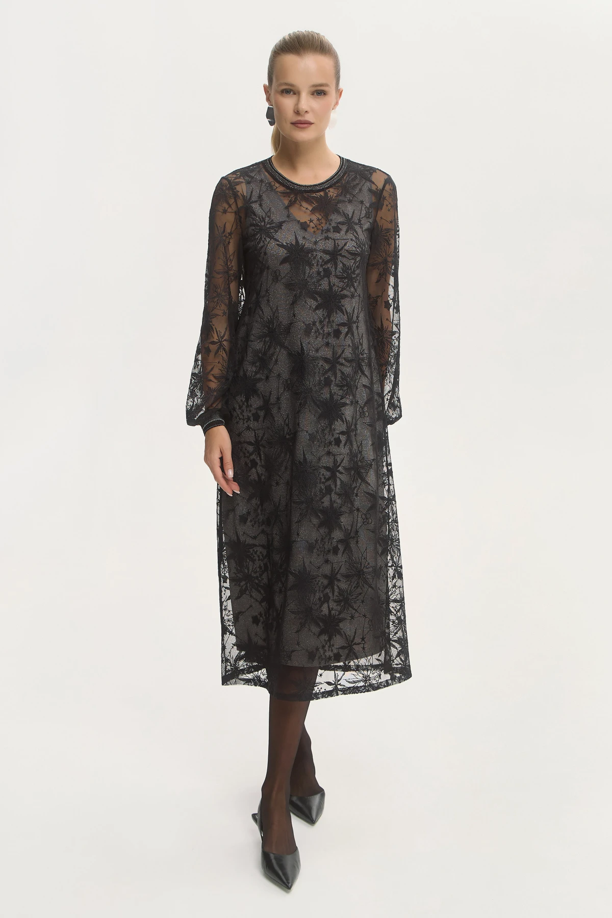 Платье-сетка &quot;Серебряная даль&quot; 1