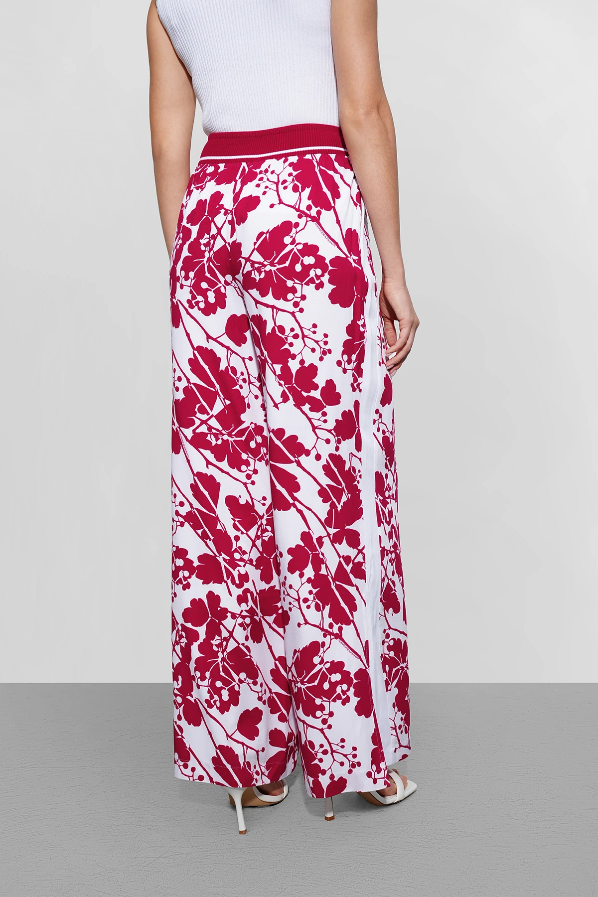 Брюки широкие &quot;Ягодный микс&quot; 5