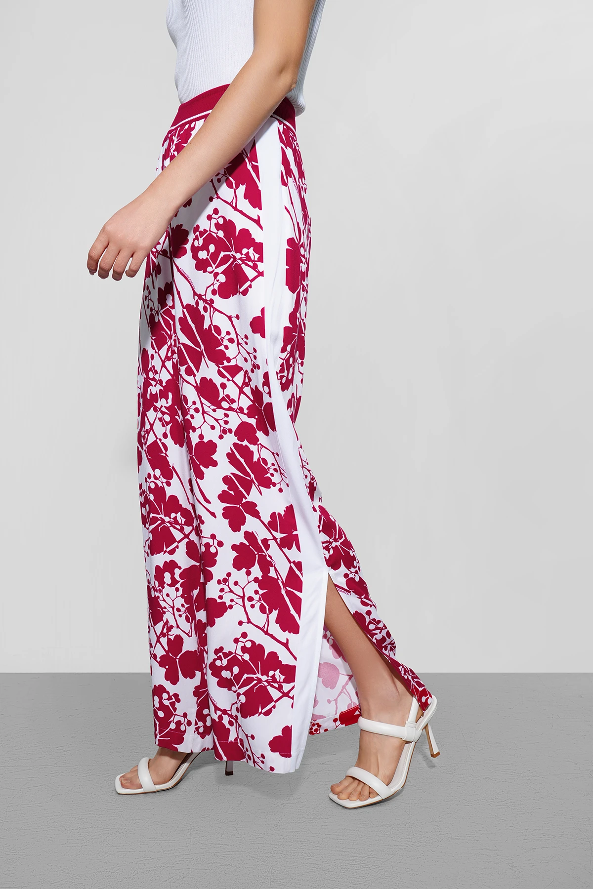 Брюки широкие &quot;Ягодный микс&quot; 1