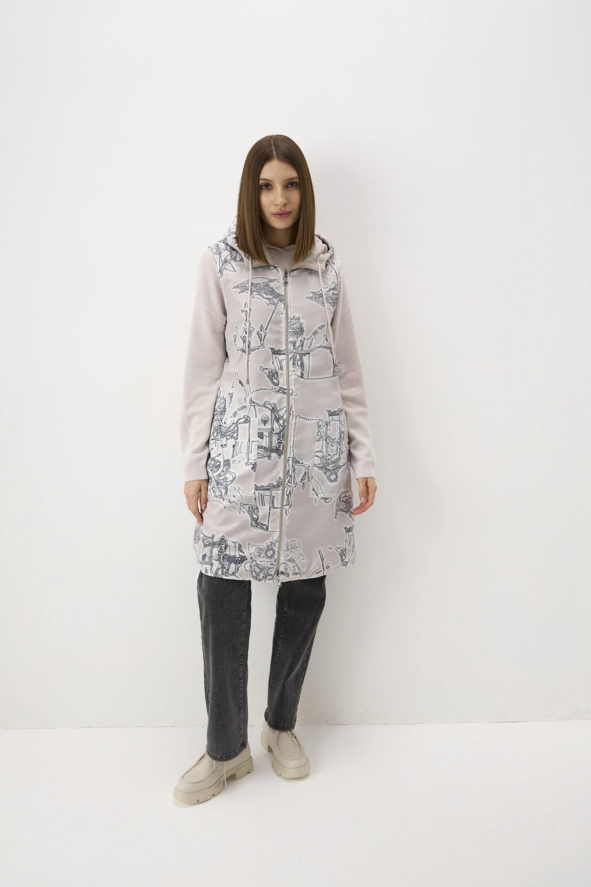 Жилет &quot;Питерская прогулка&quot; 9