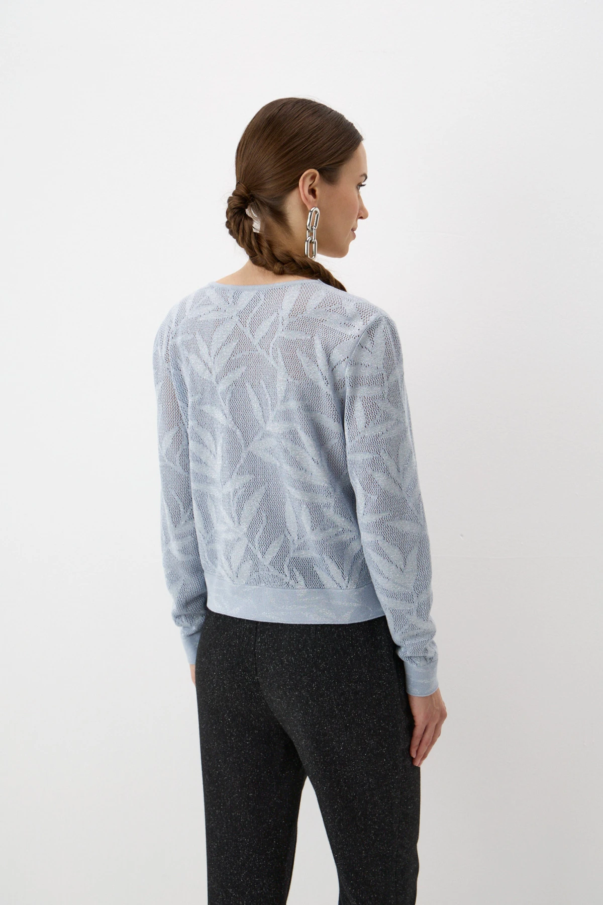Кардиган голубой 4