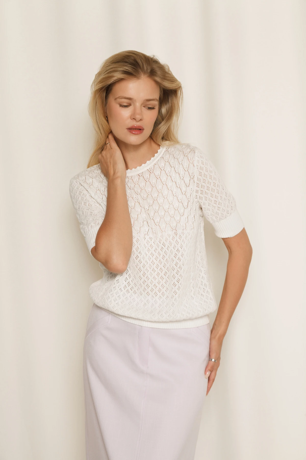 Джемпер &quot;Ажурное солнце&quot; 0