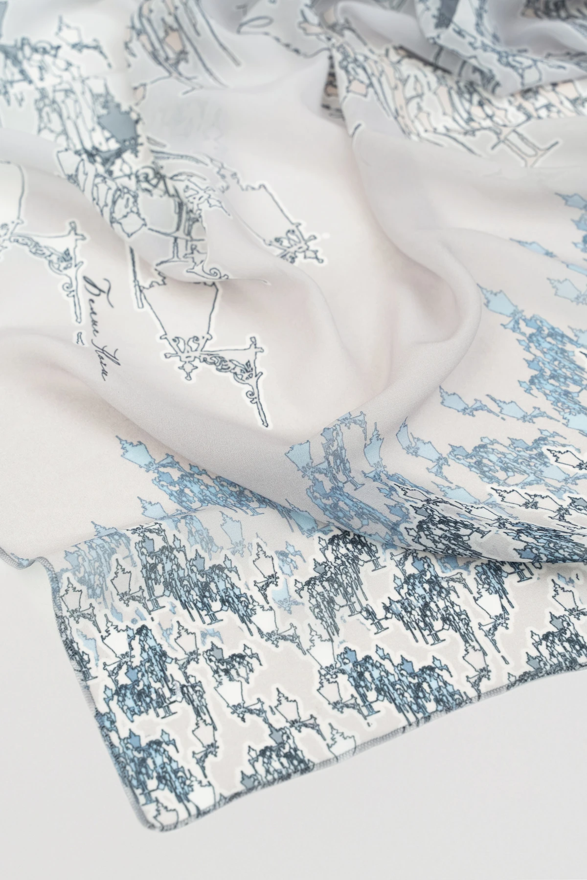 Палантин &quot;Ночная прогулка&quot; 3