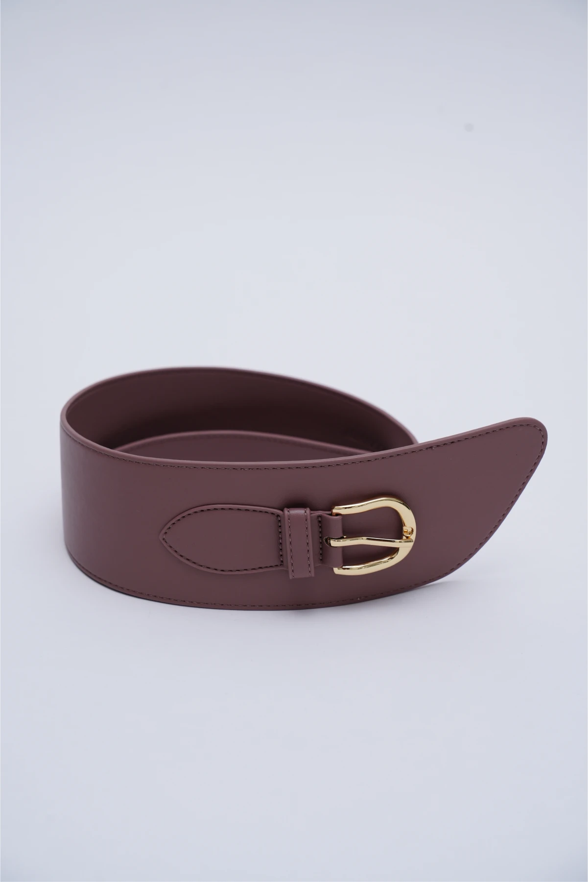 Пояс AB пудрово-коричневый 5см 2