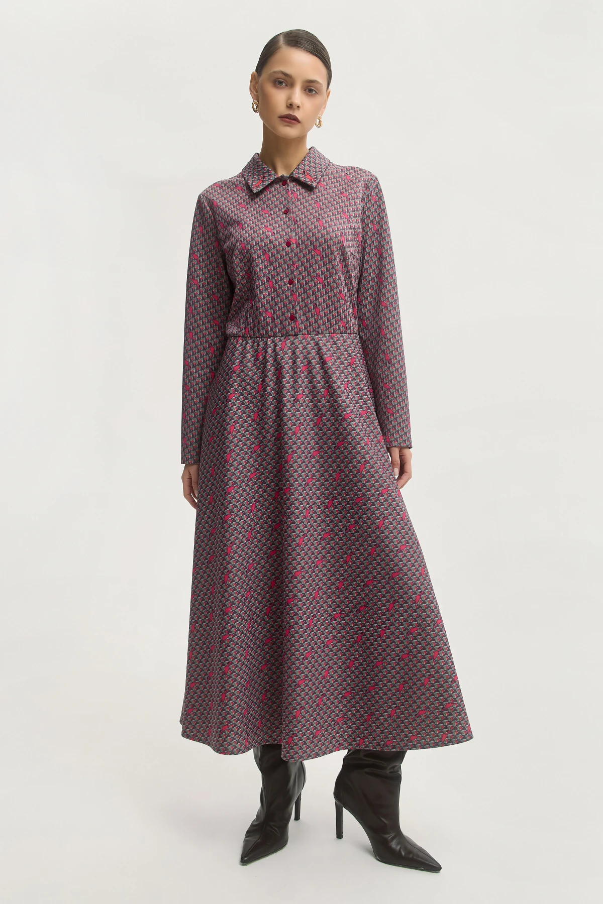  Платье &quot;Созвездие фламинго&quot; 1