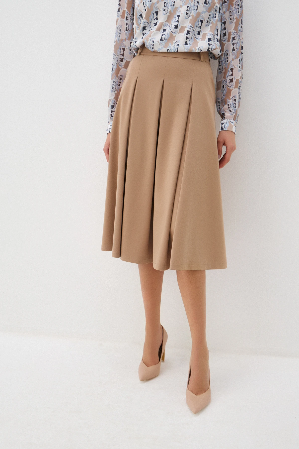 Юбка  "Карамельный каштан" 4