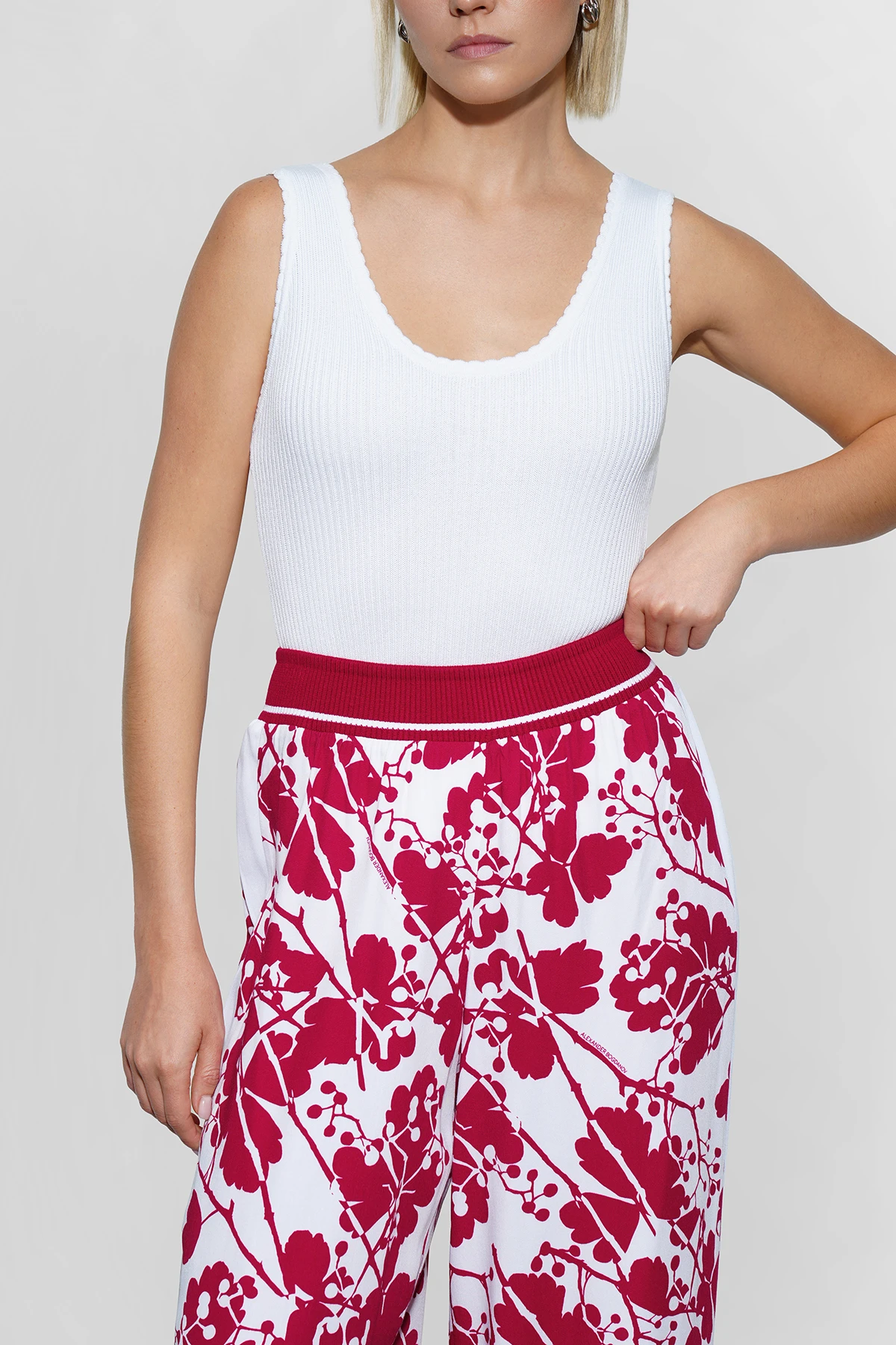 Брюки широкие &quot;Ягодный микс&quot; 3