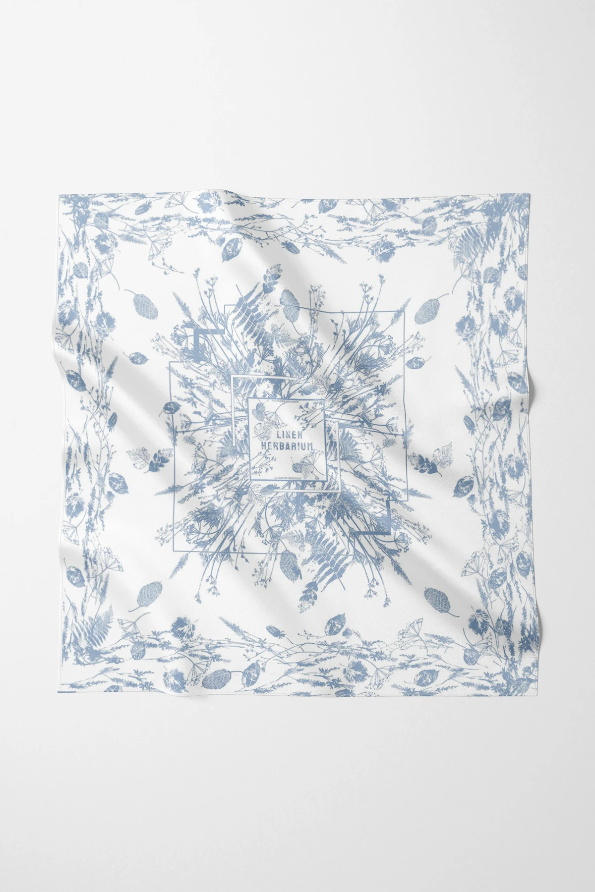 Платок &quot;Льняной гербарий&quot; 0