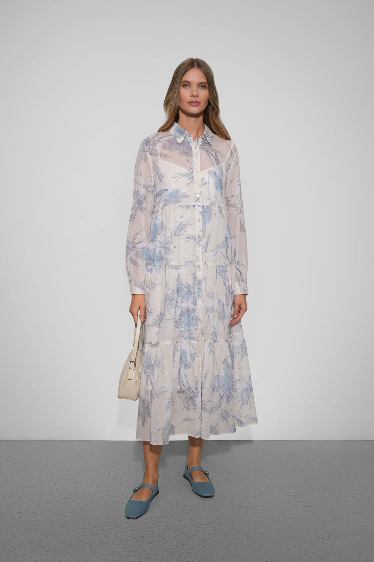 Платье-рубашка &quot;Летний этюд&quot; 0