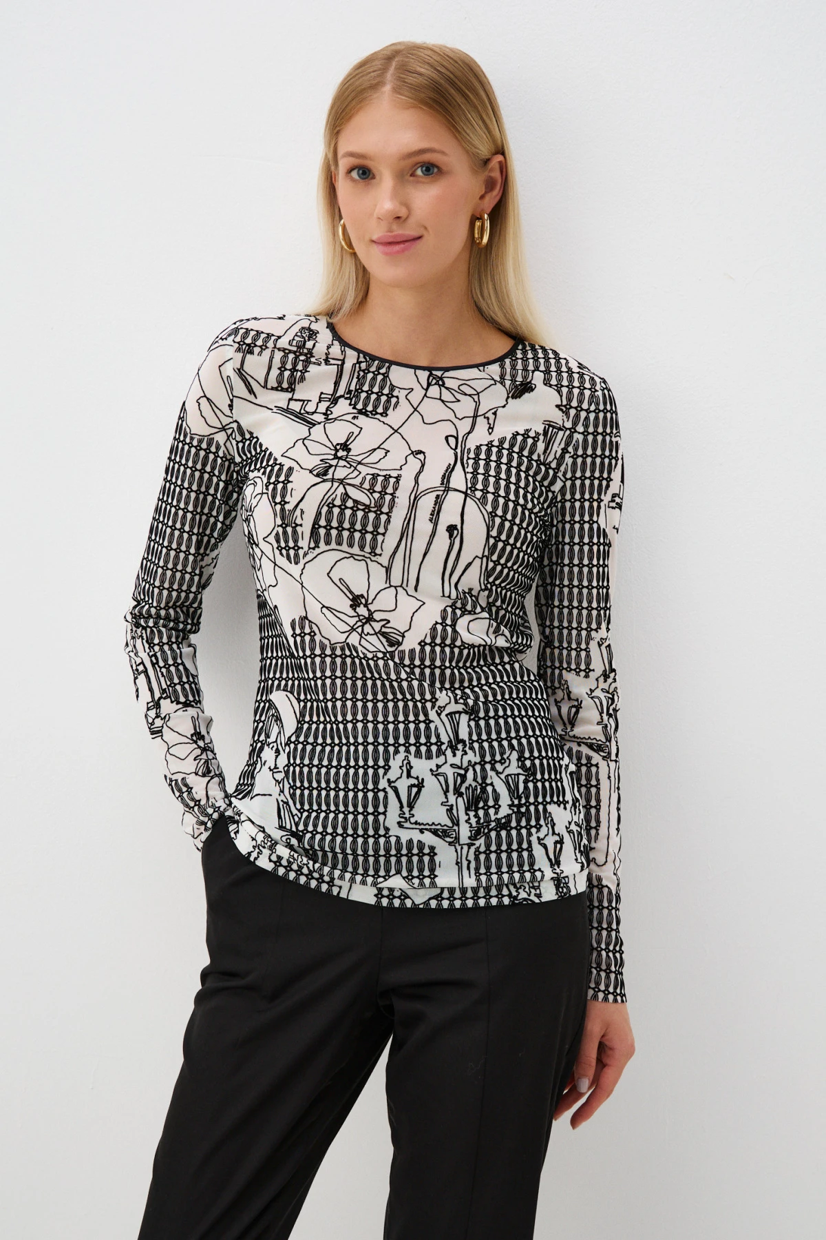 Джемпер "Праздничный город" 5