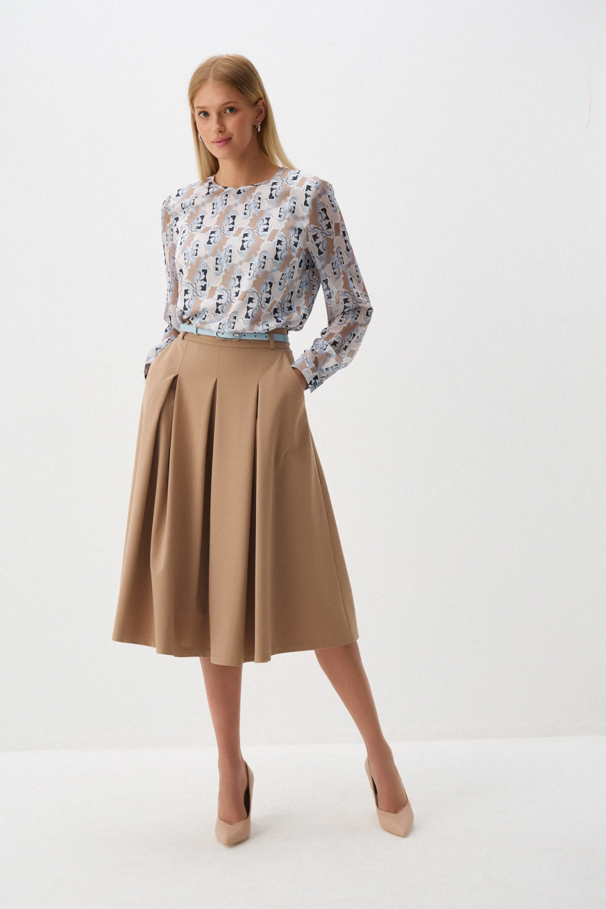 Юбка  "Карамельный каштан" 3