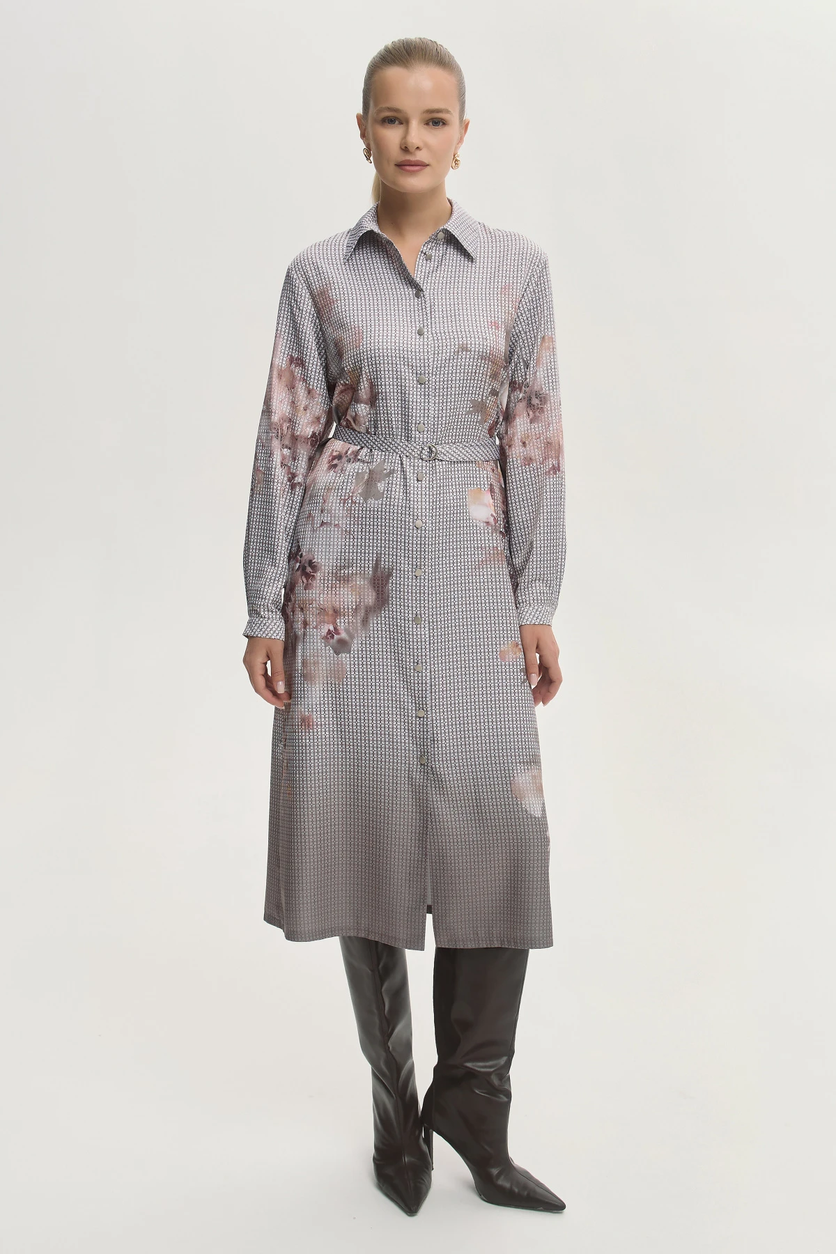 Платье-рубашка &quot;Звёздная вуаль&quot; 0