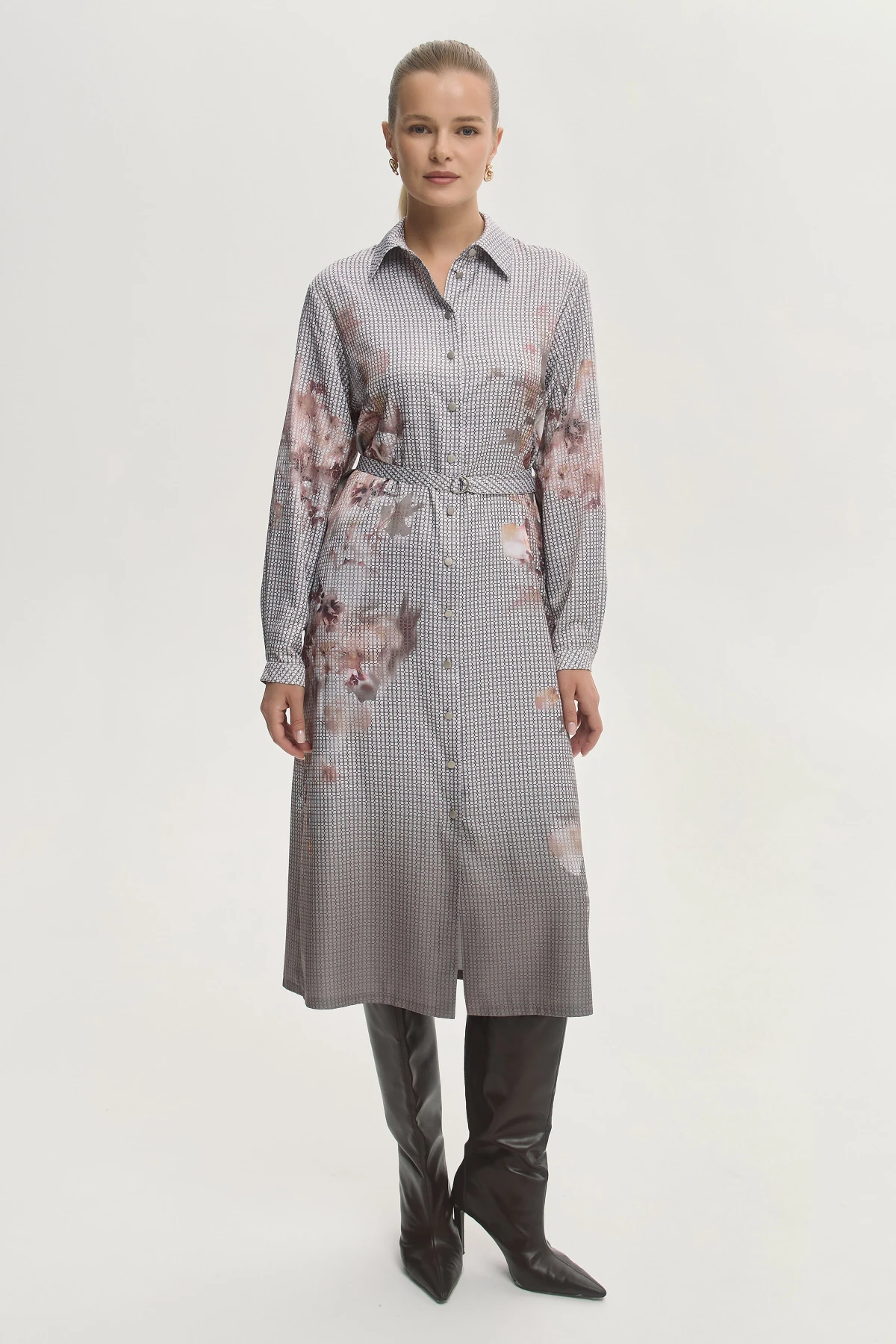 Платье-рубашка &quot;Звёздная вуаль&quot; 5