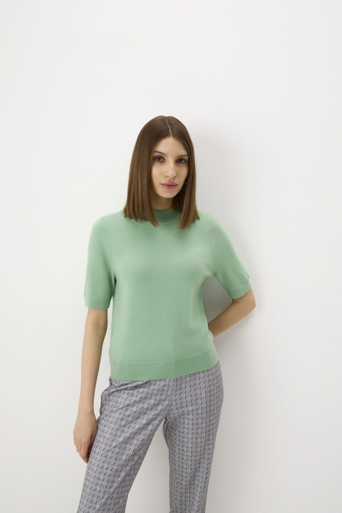 Джемпер зеленый 7