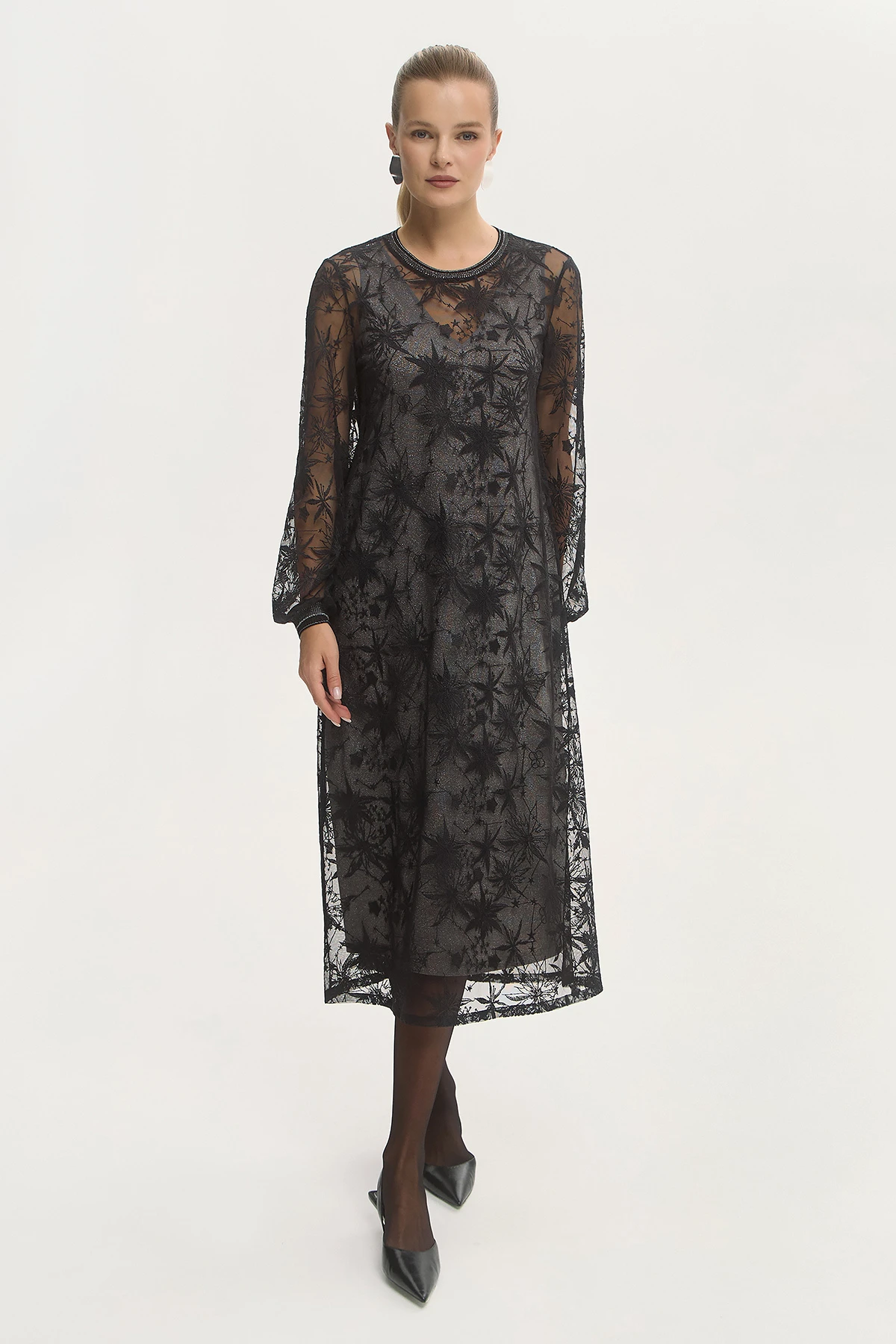 Платье-сетка &quot;Серебряная даль&quot; 6