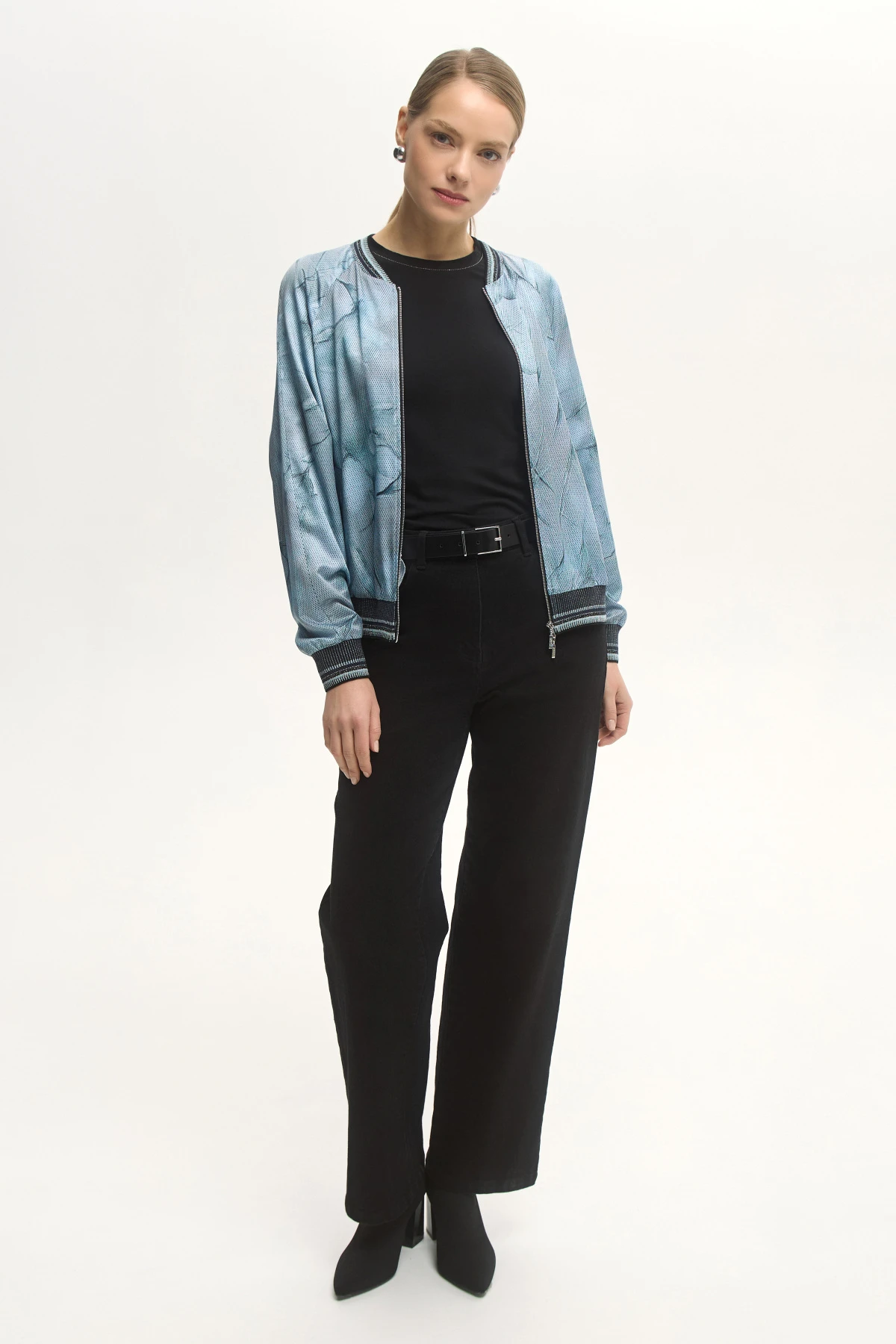 Лонгслив черный "Эхо вселенной" 4