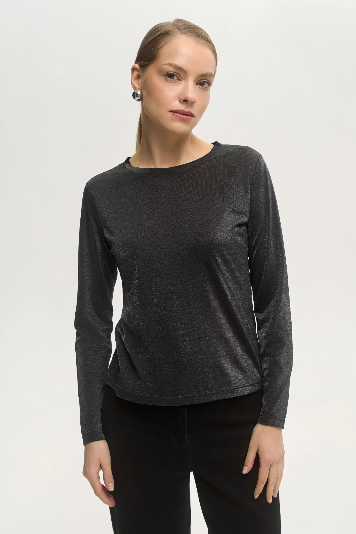 Лонгслив серый &quot;Эхо вселенной&quot; 3